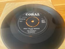 Tumnagel för auktion "THE CRICKETS peggy sue got married UK CORAL TEEN BUDDY HOLLY rock n roll 45"