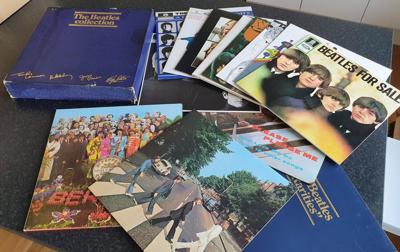 Tumnagel för auktion "The Beatles Collection 13 LP skivor BC13"
