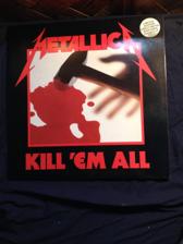 Tumnagel för auktion "METALLICA   KILL EM ALL -1983 LIMITED EDITION  MFN 7 DM "