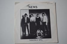 Tumnagel för auktion "The News - Magiska Spel, 7" Vinylsingel"