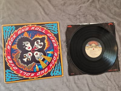 Tumnagel för auktion "Kiss - Rock and roll over -1976"