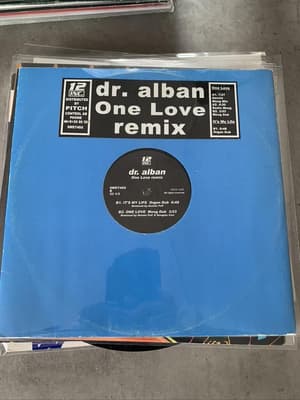Tumnagel för auktion "12" Dr Alban - One Love Remix"