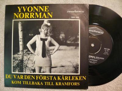 Tumnagel för auktion "YVONNE NORRMAN - Du var den första kärleken"