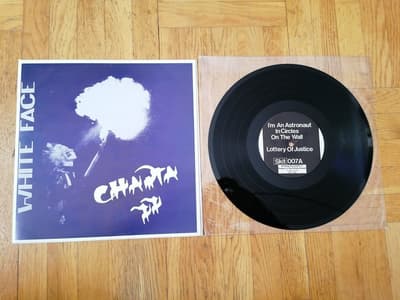 Tumnagel för auktion "Charta 77 – White Face, 10" (Birdskit Records, 1988)"