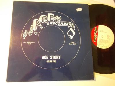 Tumnagel för auktion "V/A ACE STORY - Volume 2, LP Ace UK cirka 1980 Rhythm & Blues"