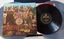 Tumnagel för auktion "LP, The Beatles- Sgt. Peppers Lonely Hearts Club Band"