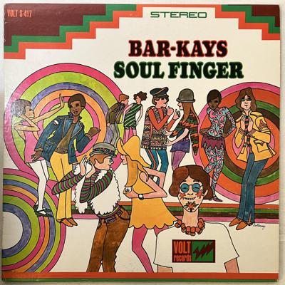 Tumnagel för auktion "BAR-KAYS soul finger LP -67 US VOLT S-417"