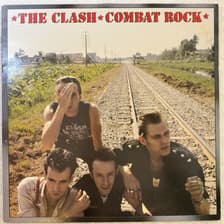 Tumnagel för auktion "THE CLASH combat rock LP re HOL cbs 32787"