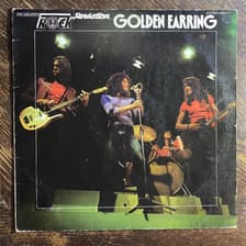 Tumnagel för auktion "GOLDEN EARRING - Rock Sensation 1975. Made In West Germany Prog-rock. LP"