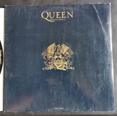 Tumnagel för auktion "Queen – Greatest Hits II. 2xLP, Orginaltryck, Europa 1991"