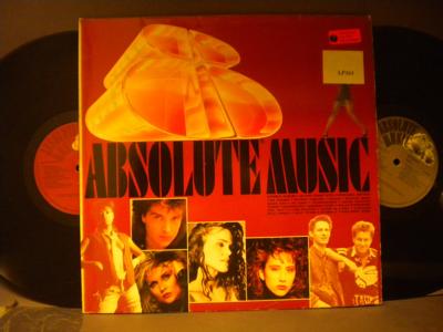 Tumnagel för auktion "ABSOLUTE MUSIC - 8 - V/A - 2 -LP"
