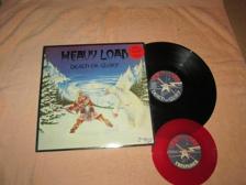 Tumnagel för auktion "HEAVY LOAD  DEATH OR GLORY   MED SINGEL OCH POSTER"