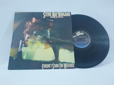 Tumnagel för auktion "STEVIE RAY VAUGHAN  AND DOUBLE  TROUBLE  -  COULDN'T STAND THE WEATHER  "