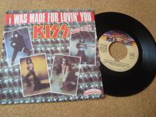 Tumnagel för auktion "Kiss Singeln I Was Made For Lovin´ You Från 1979 Fransk Press"