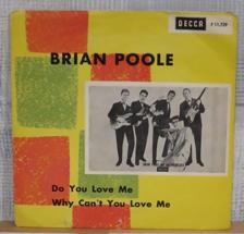 Tumnagel för auktion "BRIAN POOLE :: DO YOU LOVE ME  (7``)   SWE Press"