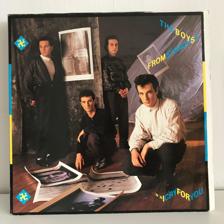 Tumnagel för auktion "The Boys from Syracuse - I Cry for You 12” 1986 (UK-press)"