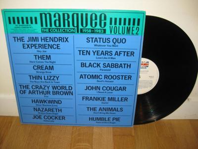 Tumnagel för auktion "V/A - Marquee volume 2 LP 1983 / Black Sabbath/Hawkwind"