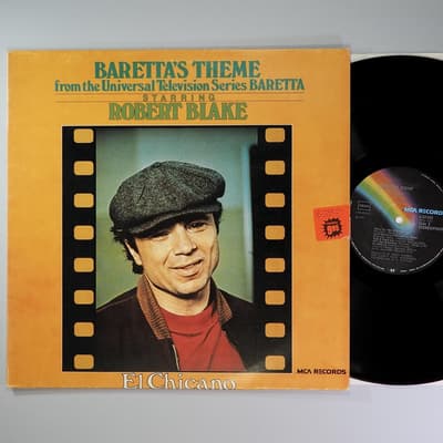 Tumnagel för auktion "EL CHICANO Baretta's Theme LP -75 Ger MCA Records"