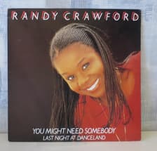 Tumnagel för auktion "RANDY CRAWFORD :: YOU MIGHT NEED SOMEBODY (12") UK Press"