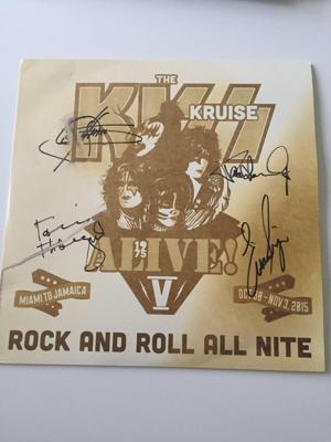 Tumnagel för auktion "KISS- Kruise Alive! V"